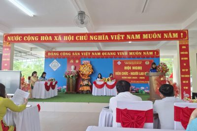 HỘI NGHỊ VIÊN CHỨC – NGƯỜI LAO ĐỘNG NĂM HỌC 2024-2025