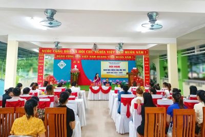 Trường Mầm non số 2 Hòa Liên tổ chức Hội nghị Ban đại diện cha mẹ trẻ năm học 2024-2025.