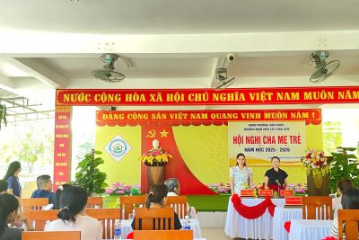 👉Trường Mầm non số 2 Hòa Liên tổ chức Hội nghị Ban đại diện cha mẹ trẻ năm học 2025-2026